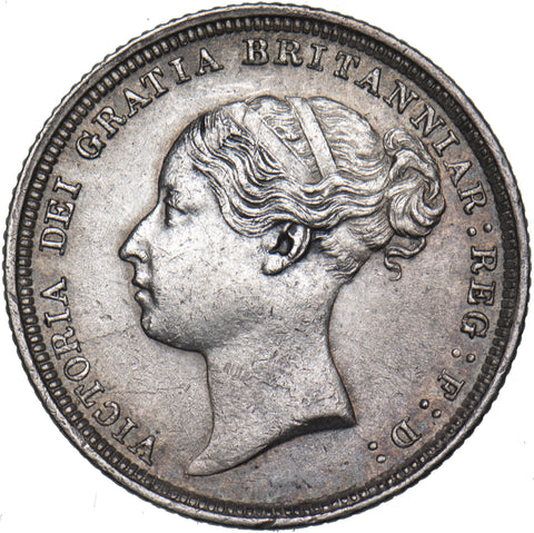 1883 Sixpence - Victoria British Silver Coin - Very Nice