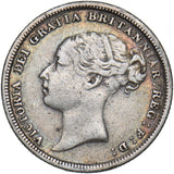 1884 Sixpence - Victoria British Silver Coin - Nice