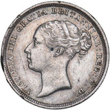 1885 Sixpence - Victoria British Silver Coin