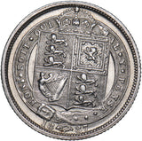 1887 Sixpence (R Over B?) - Victoria British Silver Coin