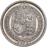 1887 Sixpence - Victoria British Silver Coin - Nice