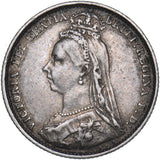 1890 Sixpence - Victoria British Silver Coin