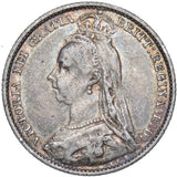 1892 Sixpence - Victoria British Silver Coin