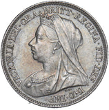 1901 Sixpence - Victoria British Silver Coin - Very Nice