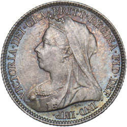 1901 Sixpence - Victoria British Silver Coin - Superb