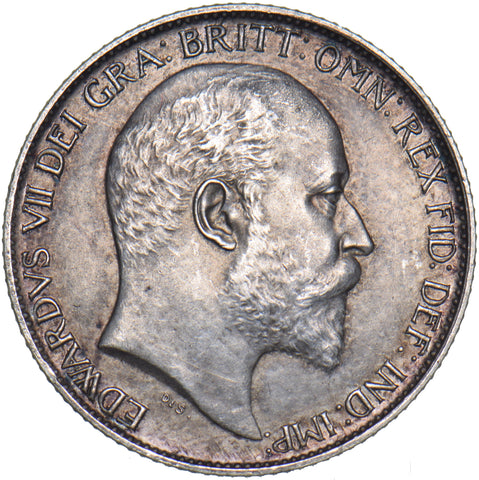 1902 Matt Proof Sixpence - Edward VII British Silver Coin - Superb