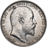 1902 Sixpence - Edward VII British Silver Coin - Very Nice