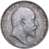 1907 Sixpence - Edward VII British Silver Coin - Nice