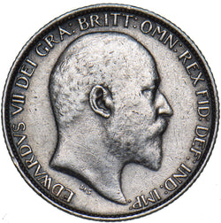 1907 Sixpence - Edward VII British Silver Coin