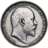 1907 Sixpence - Edward VII British Silver Coin