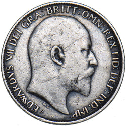 1907 Sixpence - Edward VII British Silver Coin