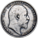 1907 Sixpence - Edward VII British Silver Coin
