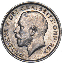 1911 Sixpence - George V British Silver Coin - Very Nice