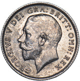 1911 Sixpence - George V British Silver Coin - Very Nice