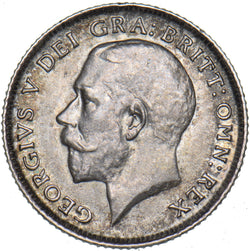 1914 Sixpence - George V British Silver Coin - Very Nice