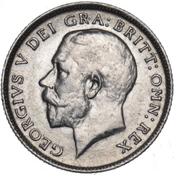 1918 Sixpence - George V British Silver Coin - Very Nice