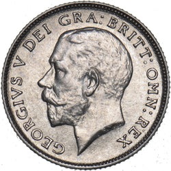 1924 Sixpence - George V British Silver Coin - Very Nice