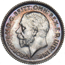 1927 Proof Sixpence - George V British Silver Coin - Superb