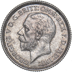1929 Sixpence - George V British Silver Coin - Superb