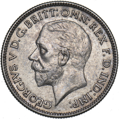 1932 Sixpence - George V British Silver Coin - Very Nice