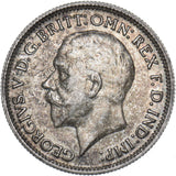 1935 Sixpence - George V British Silver Coin - Very Nice