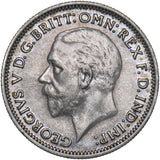 1936 Sixpence - George V British Silver Coin - Very Nice