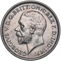 1936 Sixpence - George V British Silver Coin - Very Nice