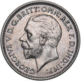1936 Sixpence - George V British Silver Coin - Very Nice