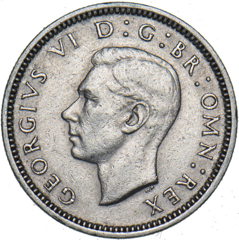 1952 Sixpence - George VI British  Coin - Nice