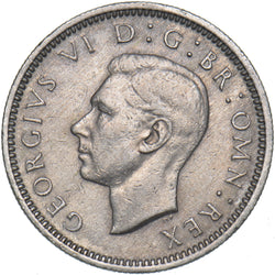 1952 Sixpence - George VI British  Coin - Nice