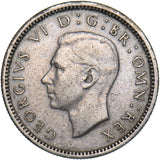 1952 Sixpence - George VI British  Coin - Nice