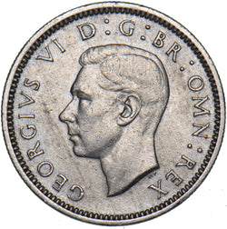 1952 Sixpence - George VI British  Coin - Nice