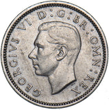 1952 Sixpence - George VI British  Coin - Nice