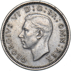 1952 Sixpence - George VI British  Coin - Nice
