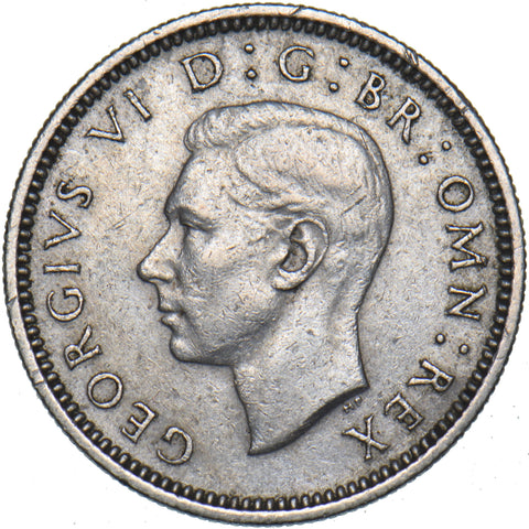 1952 Sixpence - George VI British  Coin - Nice