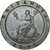1797 Cartwheel Twopence - George III British  Coin - Nice
