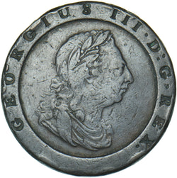 1797 Cartwheel Twopence - George III British  Coin