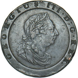1797 Cartwheel Twopence - George III British  Coin