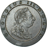 1797 Cartwheel Twopence - George III British  Coin - Very Nice