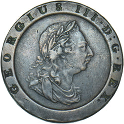 1797 Cartwheel Twopence - George III British  Coin - Nice