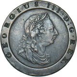 1797 Cartwheel Twopence - George III British  Coin - Nice