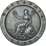 1797 Cartwheel Twopence - George III British  Coin - Nice