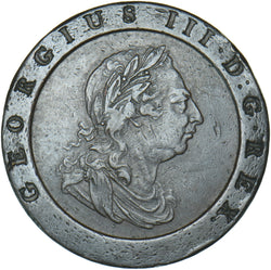 1797 Cartwheel Twopence - George III British  Coin - Nice