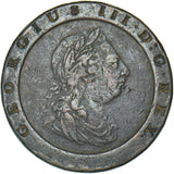 1797 Cartwheel Twopence - George III British  Coin