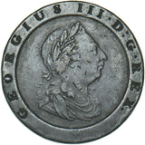 1797 Cartwheel Twopence - George III British  Coin - Nice