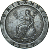 1797 Cartwheel Twopence - George III British  Coin - Nice