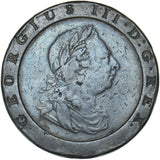 1797 Cartwheel Twopence - George III British  Coin