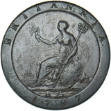 1797 Cartwheel Penny - George III British Copper Coin