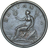 1806 Penny - George III British Copper Coin - Nice