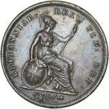 1826 Penny - George IV British Copper Coin - Very Nice